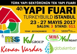TÜRK YAPI SEKTÖRÜNÜN VE BÖLGENİN EN BÜYÜK BULUŞMASI OLAN “YAPI – TURKEYBUILD İSTANBUL” FUARINDAYIZ.